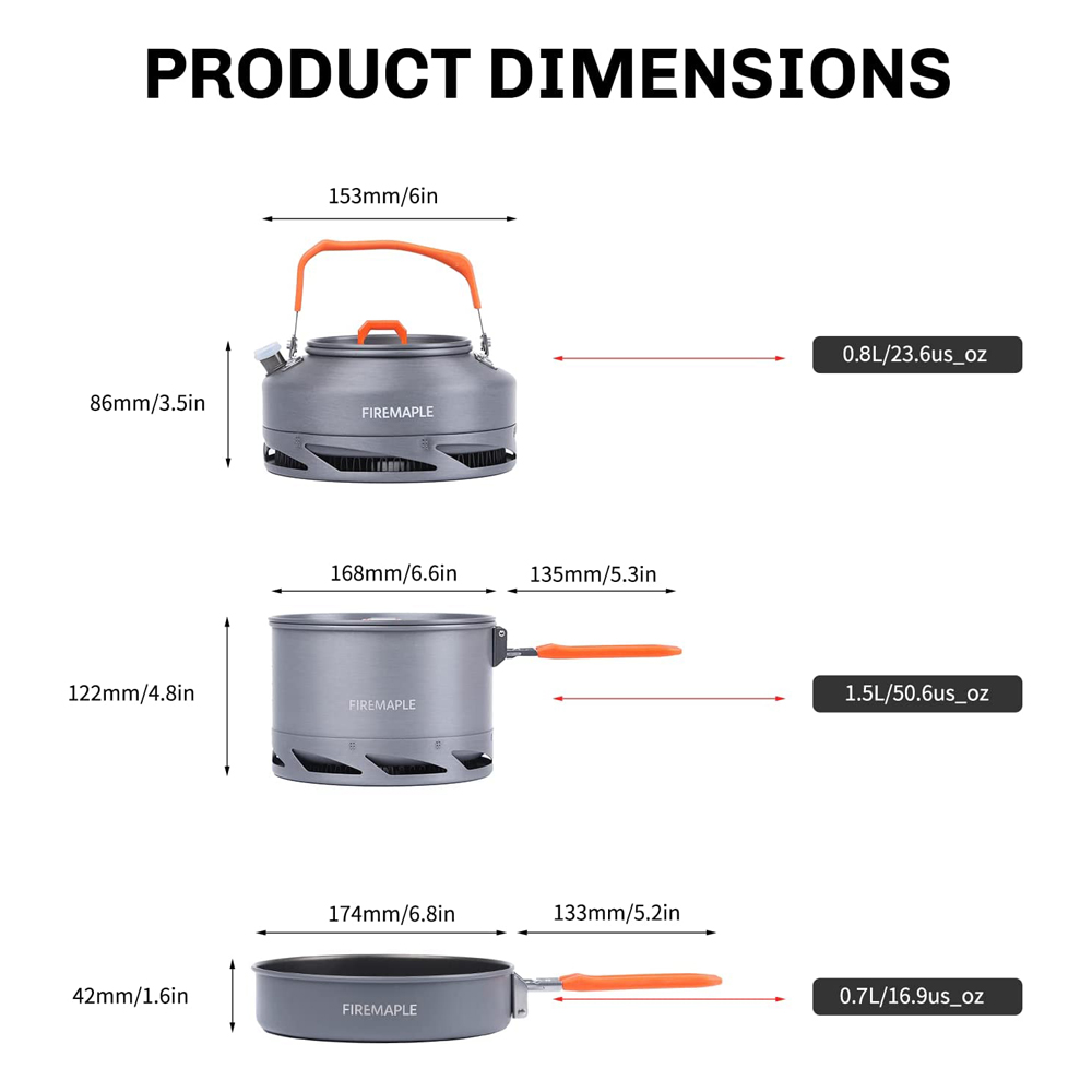 Fire Maple Camping Cookware Ut - Camping Cooking Roll recensie en prijs