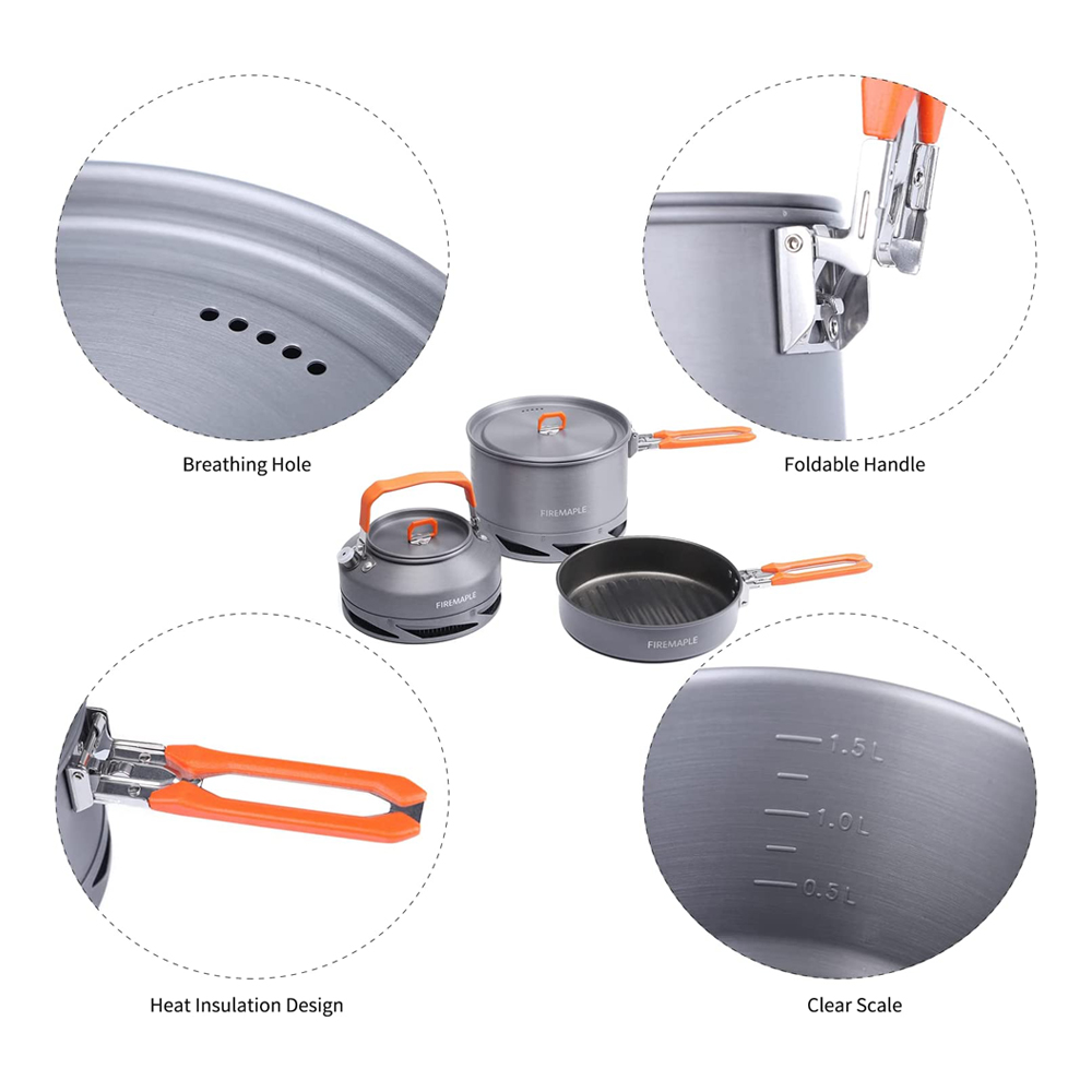 Fire Maple Camping Cookware Ut - Camping Cooking Roll recensie en prijs