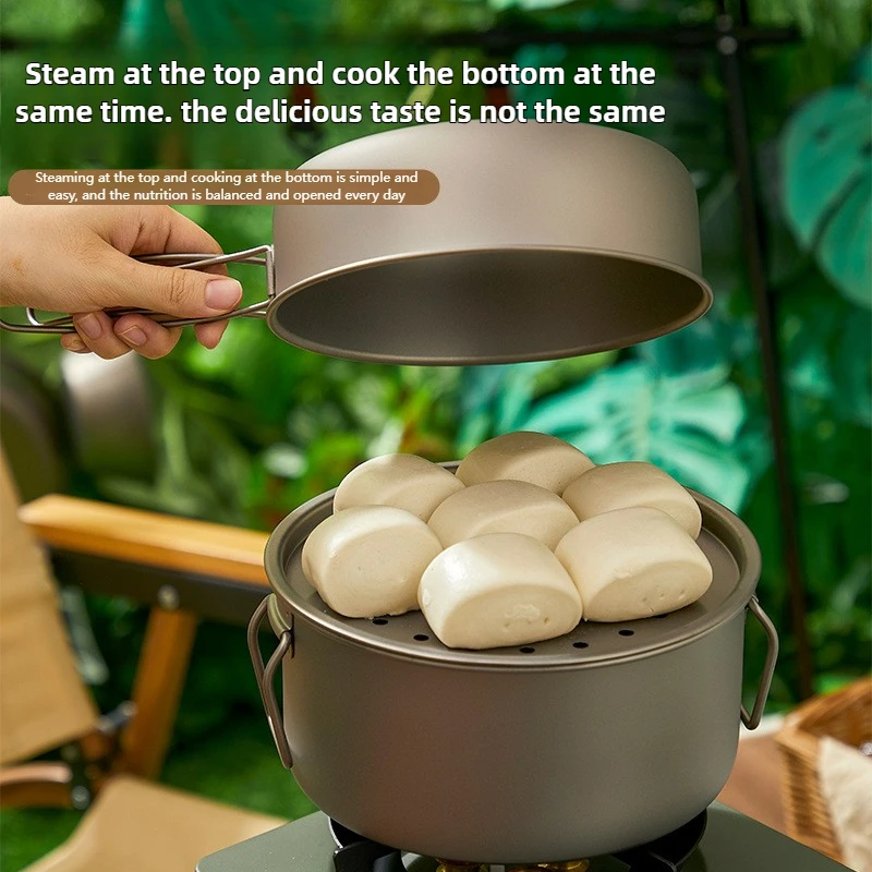 Titanium Outdoor Pot Set Picni - Camping Cooking Mesh recensie en prijs