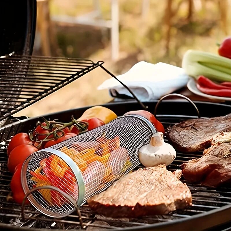 Stainless Steel Portable Barbe - Camping Cooking Mesh recensie en prijs