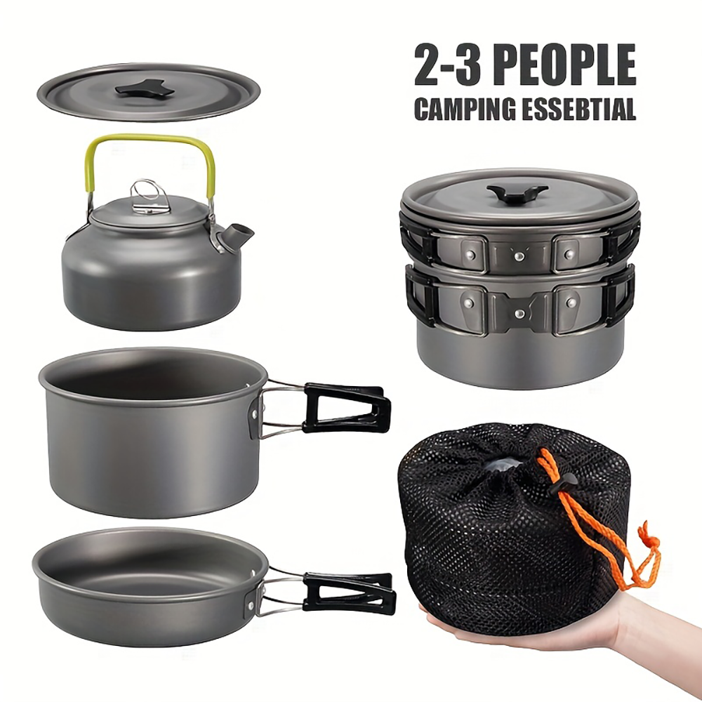Outdoor camping cookware set m - Camping Cooking Set 2 Person recensie en prijs