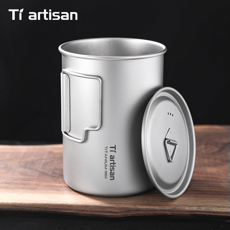 Tiartisan 750ml/ 900ml Titaniu - Camping Cooking Mug recensie en prijs