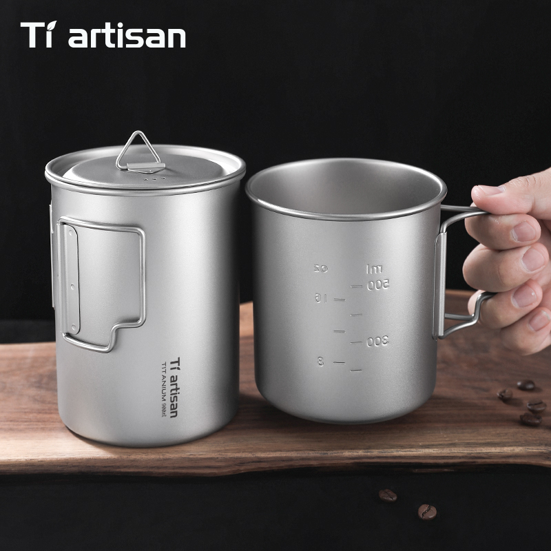 Tiartisan 750ml/ 900ml Titaniu - Camping Cooking Mug recensie en prijs
