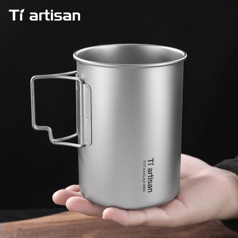 Tiartisan 750ml/ 900ml Titaniu - Camping Cooking Mug recensie en prijs