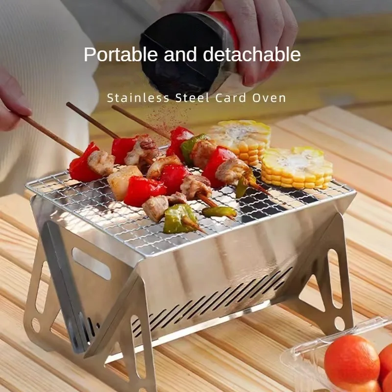 Portable Folding Barbecue Gril - Camping Cooking Mesh recensie en prijs