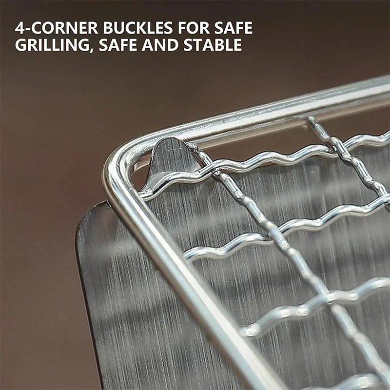 Portable Folding Barbecue Gril - Camping Cooking Mesh recensie en prijs